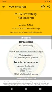 MTSV Schwabing Handball screenshot 3