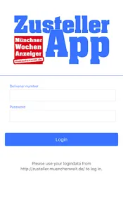 ZustellerApp screenshot 1