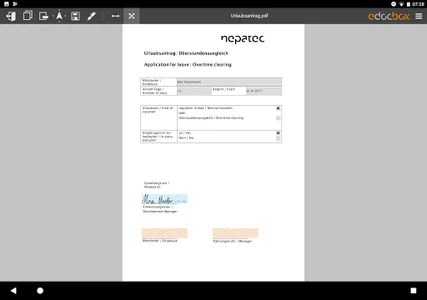 eDocBox mit eSignatur screenshot 10