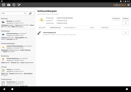 eDocBox mit eSignatur screenshot 11