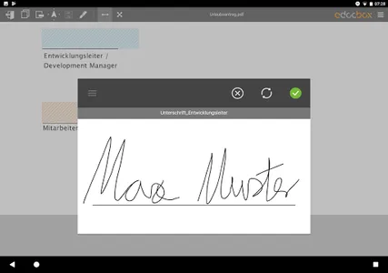 eDocBox mit eSignatur screenshot 12