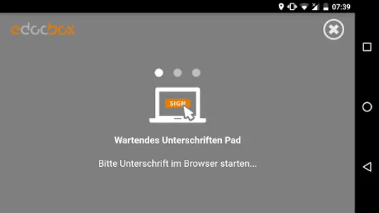 eDocBox mit eSignatur screenshot 2