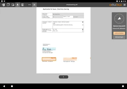 eDocBox mit eSignatur screenshot 9