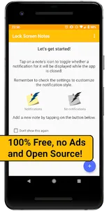 Lock Screen Notes screenshot 1
