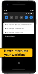 Lock Screen Notes screenshot 2