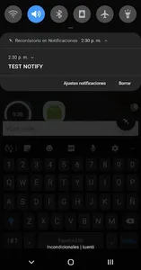 Recordatorios en Notificacione screenshot 1