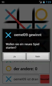 #thegame bluetooth tic tac toe screenshot 2