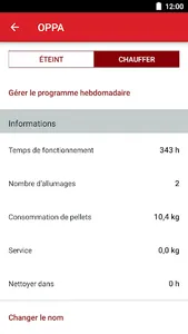 Oertli Pellet Control screenshot 2