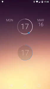 onca Clock Widget screenshot 0