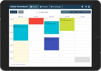 Online Terminbuch screenshot 7