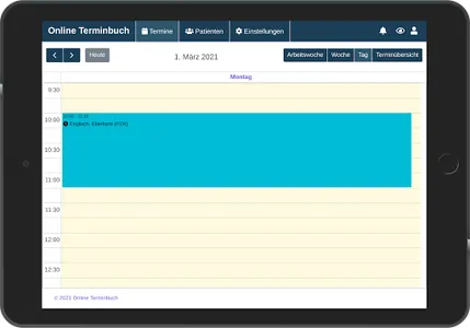 Online Terminbuch screenshot 8