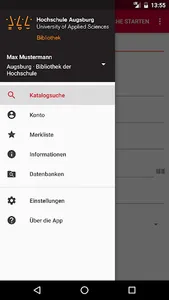 Bibliothek HS Augsburg screenshot 0