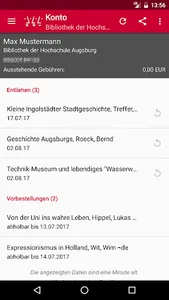 Bibliothek HS Augsburg screenshot 4