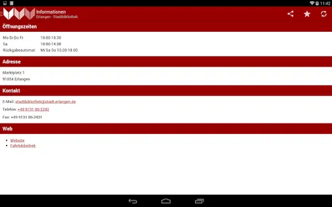 Stadtbibliothek Erlangen screenshot 13