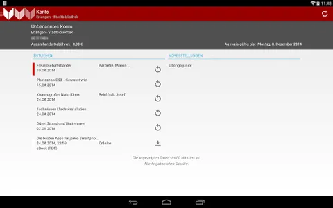 Stadtbibliothek Erlangen screenshot 14