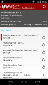 Stadtbibliothek Erlangen screenshot 4