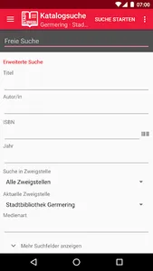 Stadtbibliothek Germering screenshot 1