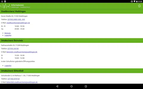 Stadtbücherei Waiblingen screenshot 10