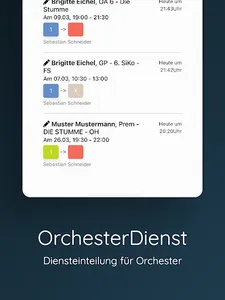 OrchesterDienst screenshot 11
