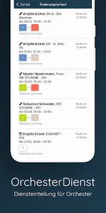 OrchesterDienst screenshot 3