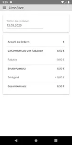 ORDA PoS - für Gastronomen screenshot 2