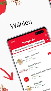 hunger.de - Bestell & Liefer-A screenshot 1