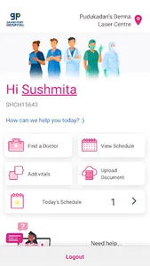 DocEngage Patient App screenshot 1