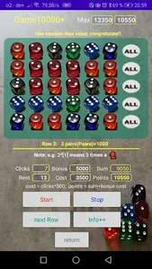 Game10000s fascinating dice screenshot 1