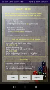 Game10000s fascinating dice screenshot 3