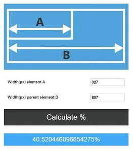 CSS Percent Calculator screenshot 1
