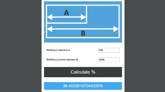 CSS Percent Calculator screenshot 2