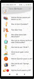Bildungstests für Kinder screenshot 0