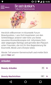 Beautyjunkies screenshot 2