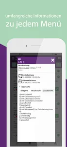 Aubergine Menü screenshot 2