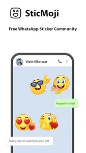 Stickers for WA - SticMoji screenshot 1