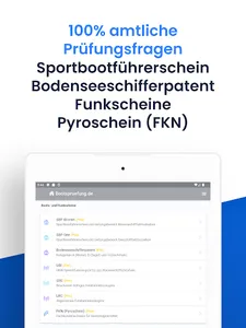 SBF Binnen, SBF See, BSP, SRC screenshot 9