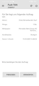 S Broker pushTAN screenshot 0