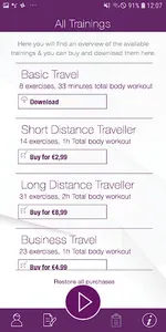 Travelletics by SIA screenshot 3