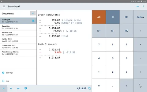 CalcTape Calculator with Tape screenshot 15