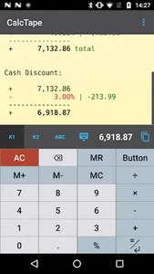 CalcTape Calculator with Tape screenshot 7