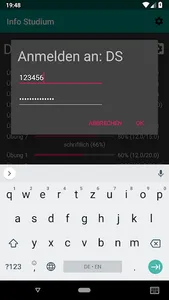 Info Studium screenshot 1