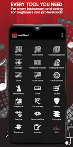 smart Chords: 40 guitar tools… screenshot 0