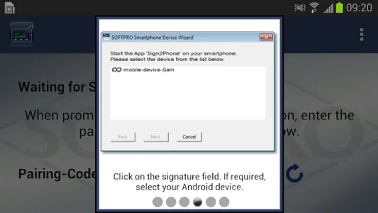 Sign2Phone screenshot 1