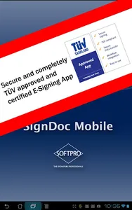 SignDoc Mobile screenshot 1