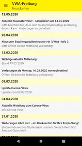 VWA Freiburg screenshot 1