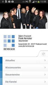 Kanzlei Hemicker screenshot 0