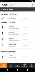 Abfallwirtschaft Stuttgart screenshot 0