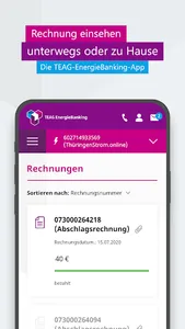 TEAG-EnergieBanking screenshot 2