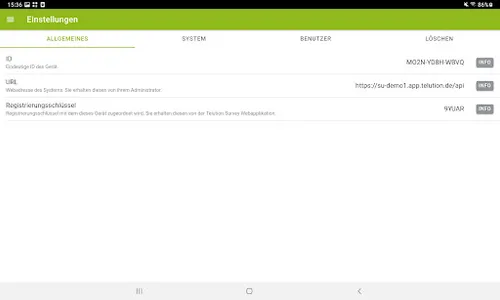 Telution Survey App screenshot 1