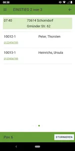 Transferdisposition screenshot 5